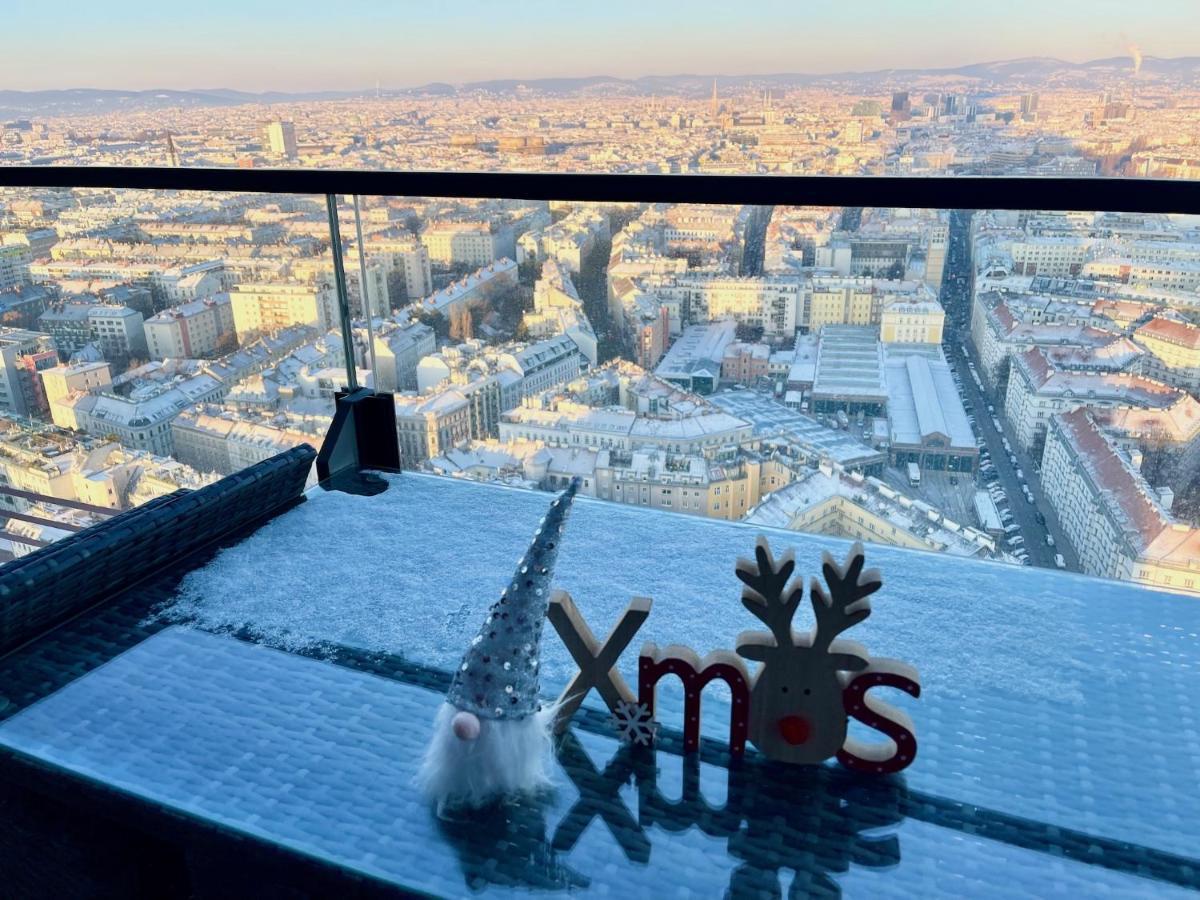 Triiiple Level 31 - Sonnenwohnen Apartment Mit Fantastischem Ausblick Und Parkplatz Wien Ngoại thất bức ảnh